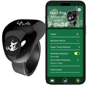 Imagem de Anel inteligente Aladdin - A03-preto-20 + 22 mm