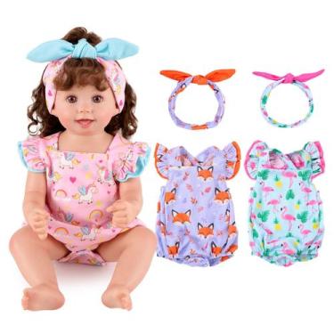 Imagem de Conjunto de 3 peças de roupa de boneca BABESIDE para bonecas de 17 a 2