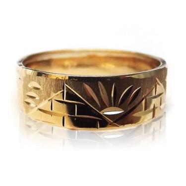 Imagem de Anel de Ouro Escrava 18k Unissex Desenhada - Meu Anel, 24