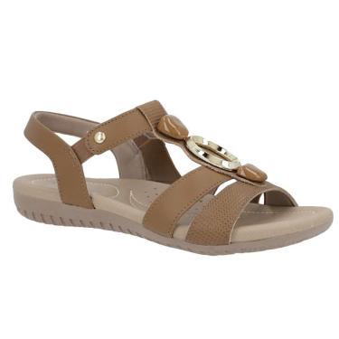 Imagem de Kit Sandália Usaflex Tresse Feminina + 2 Pares De Meias