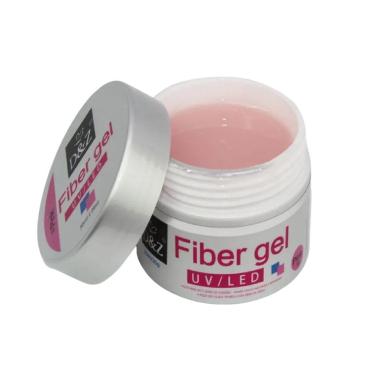 Imagem de Gel Fiber Gel Dez Uv Led Unha De Fibra Pink Nude 18Ml
