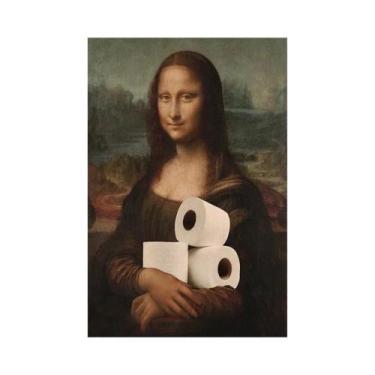 Imagem de Pôster De Arte De Parede Vintage Com Humor Para Banheiro, Pintura Em T