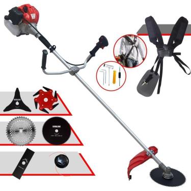 Imagem de Aparador De Grama à Gasolina Anmax Cg430ptb 43cc 2hp 6 Em 1