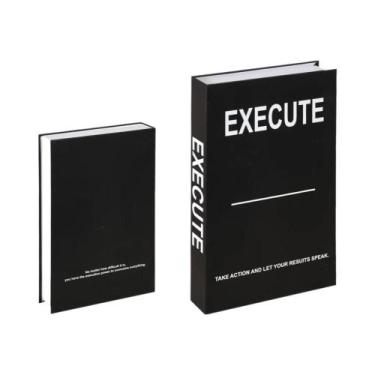 Imagem de Conjunto De Decoração Inspiradora Para Mesa Com 3 Livros Falsos Para D