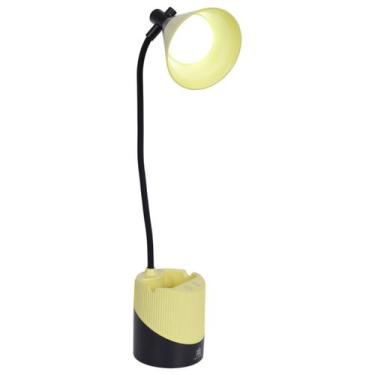 Imagem de Luminária Moderna com Porta Canetas LED USB - Tesla Store, Verde