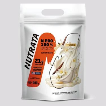 Imagem de Whey Protein Nutrata Npro Refil 900g - Nutrata Suplementos, Baunilha