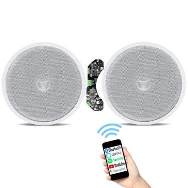 Imagem de Amplificador Bluetooth Som Ambiente + 2 Caixas Teto Embutir - Le Son