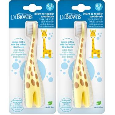 Imagem de Escova de Dentes para Bebês Dr. Brown's Macia para Treinamento 0-3 Ano