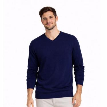 Imagem de Blusa Suéter Maculina em Tricot Frio Casaco Cardigan - KantyLan, Marin