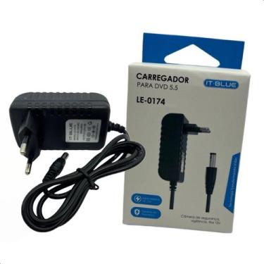 Imagem de Carregador para dvd 5.5 12v 3a circuito integrado seguro a prova de so
