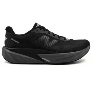 Imagem de Tênis New Balance Fuelcell Rebel V5 Masculino, 48, Preto, Grafite