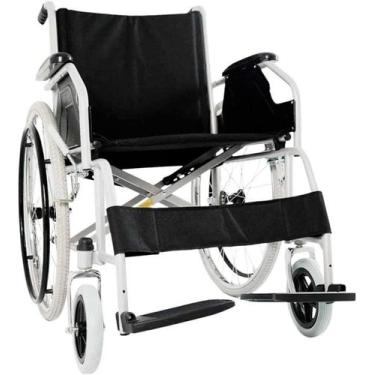Imagem de Cadeira De Rodas Dobrável Aço Resistente 100kg Dellamed D100, 46