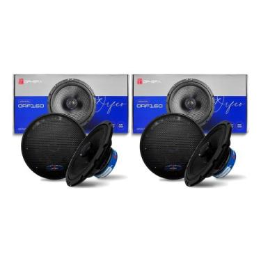 Imagem de COMP Kit 2 Pares de Alto Falantes Coaxial ORF160 240W 6,5" Pol 4Ohms O