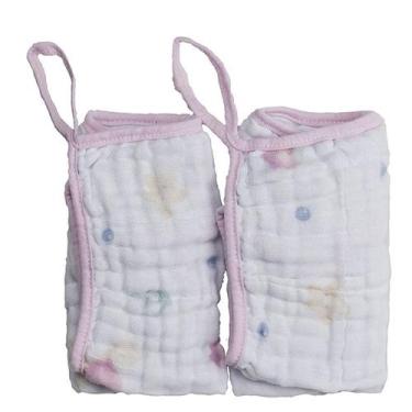 Imagem de Pano De Boca Soft Com Prendedor Chupeta 2 Unidades Baby Incomfral Baby
