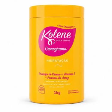 Imagem de Máscara De Tratamento Kolene Cronograma Hidratação 1kg