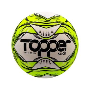 Imagem de Bola Futsal Topper Slick Original Dupla colagem + Tecnologia Tech fusi