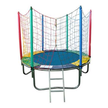 Imagem de Cama Elástica - Pula Pula para Playground Infantil 1,83m Pequeno Nacional Premium Direto da Fábrica Barato