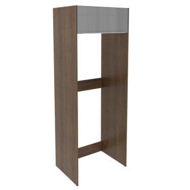 Imagem de Porta Geladeira Madesa Lux 1 Porta Basculante - Rustic/Cinza