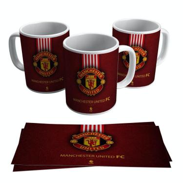 Imagem de Caneca Manchester United Escudo Time Premier League 325ml