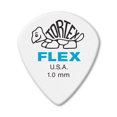 Imagem de Jim Dunlop Palhetas de guitarra Tortex Flex Jazz III XL 1,0 mm, pacote com 72 (466R1.0)