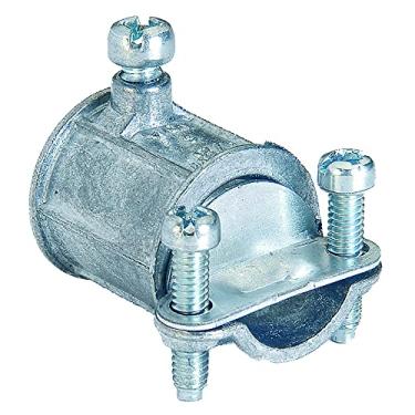 Imagem de Sigma Engineered Solutions Acoplamento combinado ProConnex 57003M 1/2" EMT para conexão de conduíte NM de 9,5 mm (3/8"), pacote com 50, prata