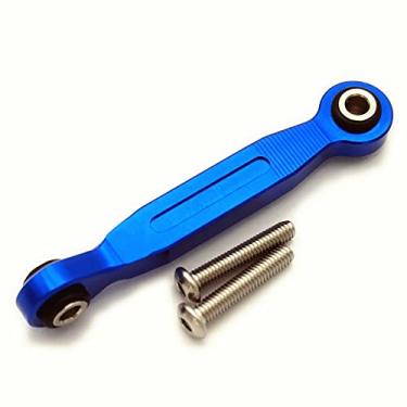 Imagem de Aluminum Servo Steering Linkage Tie Rod 46MM for Traxxas 1/5 XMAXX 7747 1/10 MAXX 8947 Blue