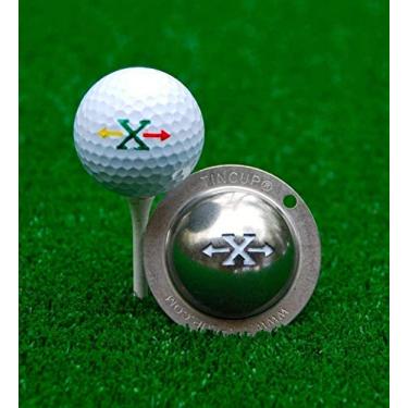 Imagem de Tin Cup Estêncil de bola de golfe Alpha Players Cup X