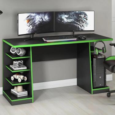 Imagem de Mesa Gamer nt 2065 Preto / Verde Notavel