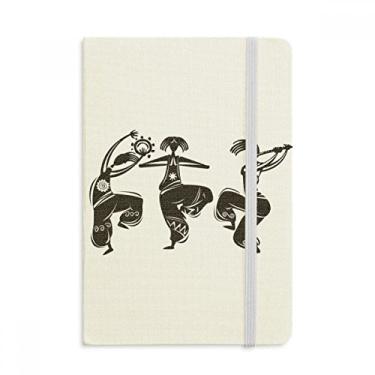 Imagem de Caderno de flauta mexicana Totems de dança Pessoas do México, capa dura oficial, diário clássico