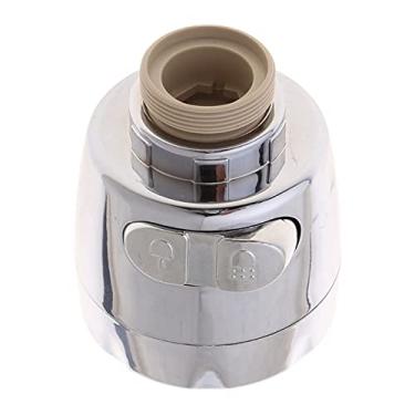 Imagem de Aerador de torneira borbulhador filtro economizador de água de dois modos, prata