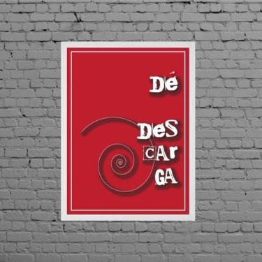 Imagem de Quadro Banheiro Dê Descarga 24X18Cm