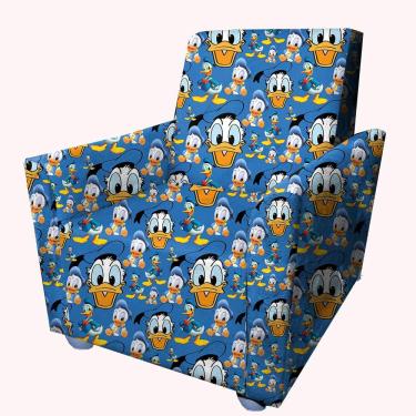Imagem de Poltrona Cadeira Sofa Infantil Kids Angel Pato Donald