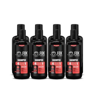 Imagem de Shampoo 4 Em 1 250ml - Fox For Men - 8 Unidades