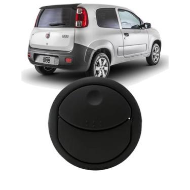 Imagem de Difusor Ar Novo Uno 2010 A 2014 Fiorino 2013 Central Preto - ZR PLAST