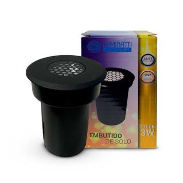 Imagem de Balizador Spot Led Embutir Chao Para Solo 3W Prova D'Água - Luminatti