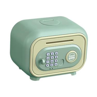 Imagem de Luwecf Cofrinhos Eletrônicos Caixa Eletrônico Caixa Econômica Senha Pessoal e Simulação, Verde