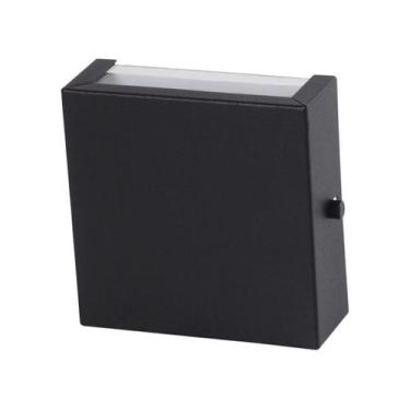 Imagem de Arandela 2 Fachos Slim Preta 1XG9 Externa Alumínio Bivolt - L & L Ilum