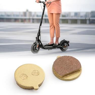Imagem de YIBEICO Pastilhas de freio para Segway Ninebot F20 F25 F30 F40, pastilhas de freio a disco traseiro, pastilhas de freio de scooter durável, pastilhas de freio elétricas resistentes e duráveis,