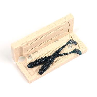 Imagem de Iscas de pesca FatFish modelo de isca V29 de plástico macio, molde de injeção de iscas de pesca de 10 cm