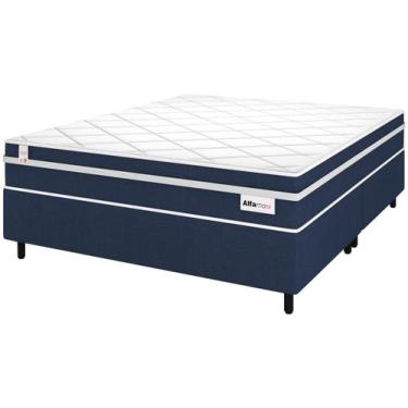 Imagem de Cama Box (Box + Colchão) Queen Plumatex  - de Molas Ensacadas 59cm de 