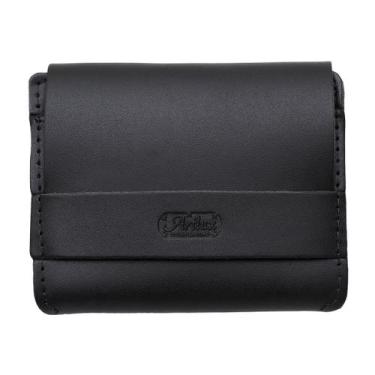 Imagem de Carteira Rústica Masculina 100% Couro Artlux 956, Preto
