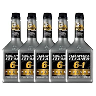 Imagem de Kit 5 Aditivo Bardahl Fuel Special Cleaner 6 Em 1 Flex Gasolina Etanol