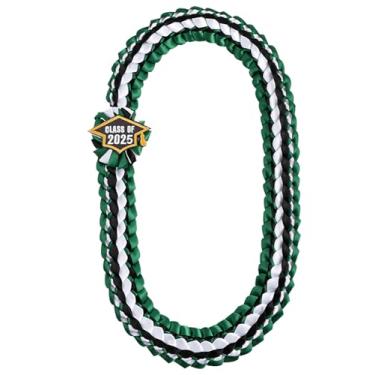 Imagem de TFTAFAN Colar de seda Leis para graduação Leis Class of 2025, colar trançado para formatura, faculdade, decoração faça você mesmo, artigos de festa, standard, dacron, sem pedras preciosas