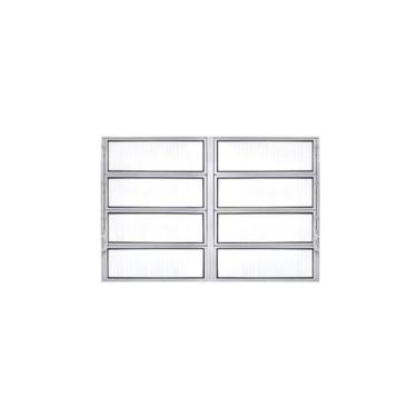 Imagem de Basculante duplo 0,80 x 1,50 alumínio branco - Alfa Esquadrias, Único