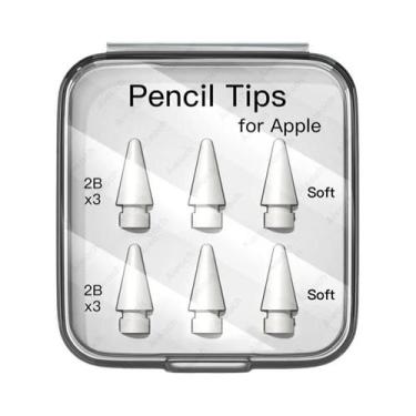 Imagem de Pontas Duplas para Apple Pencil (1ª e 2ª Geração) - 2B e HB - Alta Dur