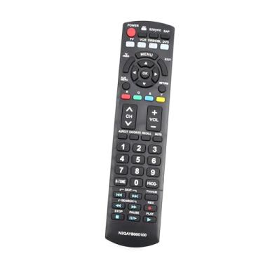 Imagem de AIDITIYMI Controle remoto de substituição N2QAYB000100 compatível com Panasonic TV TC-26LX70 TC-26LX85 TC-32LX70 TC-32LX70N TC-32LX700 TC-32LX85 TC-37LZ85 TH-42PC77U TH-42PE77U TH-42PE77U -42PXS. 77U