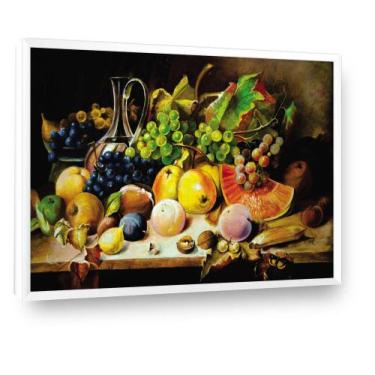 Imagem de Quadro Decorativo Cozinha Copa Frutas Moldura - Looks Objetos de Arte