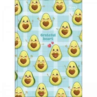 Imagem de Caderno Brochura 1/4 Pequeno Abacute 80 Folhas Tilibra Kawaii (Azul)