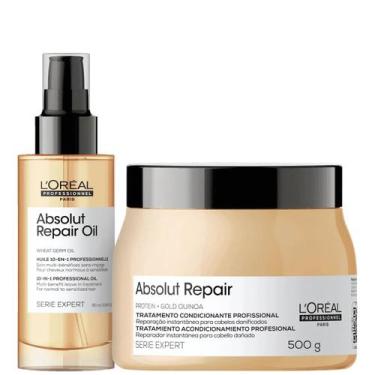 Imagem de Kit L'Oréal Professionnel Serie Expert Absolut Repair Oil Duo (2 Produ
