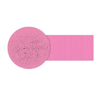 Imagem de Rolo de papel crepe rosa brilhante - 2,1 m (1 unidade) - Ótimo para artesanato DIY deslumbrante, decoração de festa e muito mais